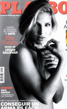 Полностью голая Эльза Патаки в журнале Playboy фото #1