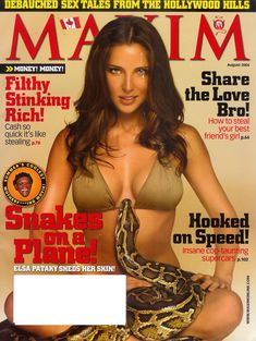 Привлекательная Эльза Патаки в журнале Maxim фото #1