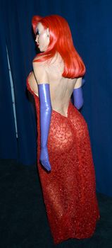 Хайди Клум в сексуальном образе Джессики Рэббит фото #6