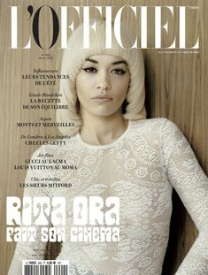 Красотка Рита Ора без лифчика в журнале L'Officiel фото #1