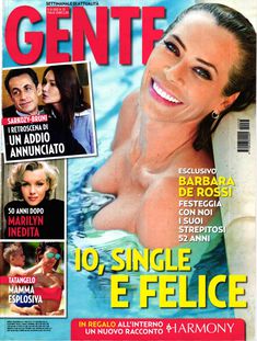 Эротичная Барбара Де Росси позирует в бассейне для журнала Gente фото #1