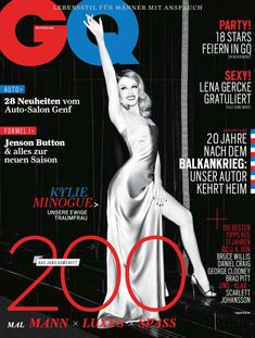 Кайли Миноуг  в эротическом белье для журнала GQ фото #1