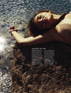 Миранда Керр засветила соски в журнале Elle фото #15