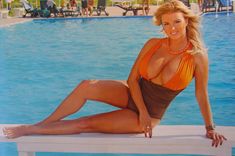 Анна Семенович позирует в купальниках для «7 Дней» фото #2