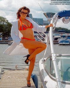 Арина Махова в купальниках для журнала «ТВ-Парк» фото #2