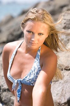 Красивая Дана Борисова в купальнике на отдыхе фото #1