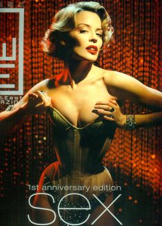 Красивая Кайли Миноуг в эротическом наряде для китайского журнала West East фото #1
