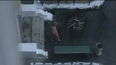 Красивая полностью голая Евгения Брик в сериале «Оттепель» фото #1