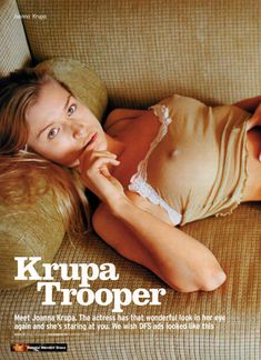 Секси Джоанна Крупа в прозрачной майке для журнала  Front фото #6