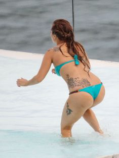 Секси Леди Гага в бикини на вечеринке в Бразилии фото #4
