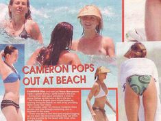 Камерон Диаз показала голую грудь на пляже фото #2