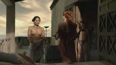 Абсолютно голая Лесли-Энн Брандт в сериале «Спартак. Кровь и песок» фото #4