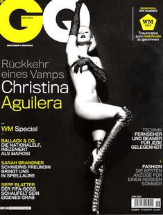Горячая Кристина Агилера  в журнале GQ фото #1