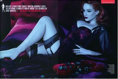 Эротичная Кристина Хендрикс в соблазнительных нарядах для журнала GQ фото #4