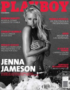 Снимки с голой Дженной Джеймсон  в журнале Playboy фото #1