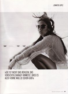 Эротичная Дженнифер Лопез на фото в журнале Maxim фото #4