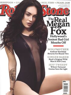 Возбуждающая Меган Фокс  в журнале Rolling Stone фото #1