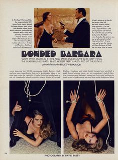 Бесстыжая Барбара Бах слегка обнажилась в журнале Playboy фото #1