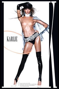 Карли Клосс топлесс в журнале Vogue фото #2
