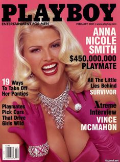 Голые сиськи Анны Николь Смит  в журнале Playboy фото #1