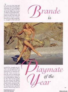 Сексуальная Бранд Родерик разделась в журнале Playboy фото #2