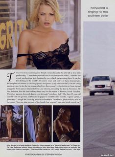 Полностью голая Джейми Прессли ловит удачу в журнале Playboy фото #1