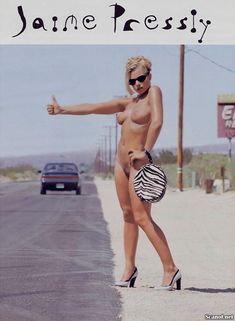 Полностью голая Джейми Прессли ловит удачу в журнале Playboy фото #2
