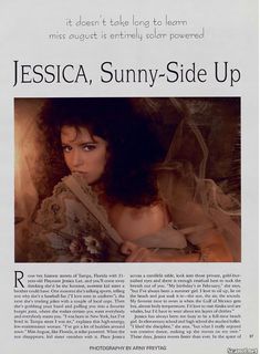 Абсолютно голая Джессика Ли снялась в журнале Playboy фото #2