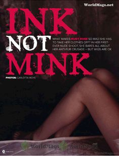 Обнажённая Руби Роуз позирует в журнале Maxim фото #1