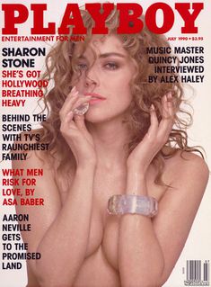Обнаженная Шэрон Стоун  в журнале Playboy фото #1