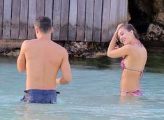 Мокрая Джессика Альба в бикини на острове Сен-Бартелеми фото #4