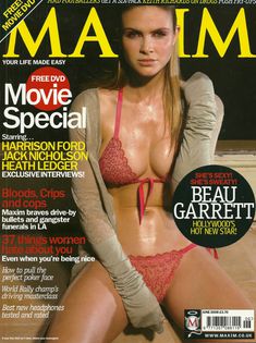 Сексуальная Бо Гарретт в бикини для журнала Maxim фото #1