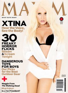 Секси Кристина Агилера  в журнале Maxim фото #1