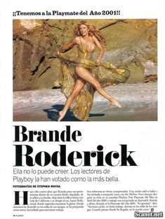 Раздетая Бранд Родерик на красивых фото для журнала Playboy фото #2