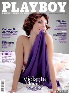 Изящная грудь Виоланте Плачидо засветилась в журнале Playboy фото #1