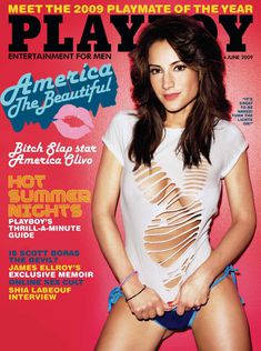 Обнаженная Америка Оливо  в журнале Playboy фото #1