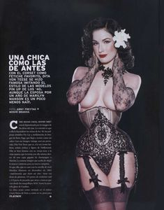 Дита Фон Тиз оголилась  в журнале Playboy фото #1