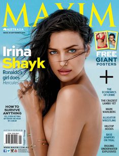 Сексуальная Ирина Шейк в бикини для журнала Maxim фото #1