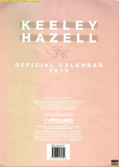 Горячая Кили Хэзелл в эротическом образе для журнала Official Calendar фото #12