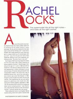 Полностью голая Рэйчел Хантер снялась в журнале Playboy фото #3