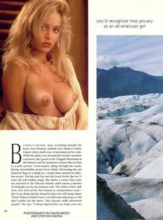 Полностью обнажённая Сьюзи Симпсон в журнале Playboy фото #1