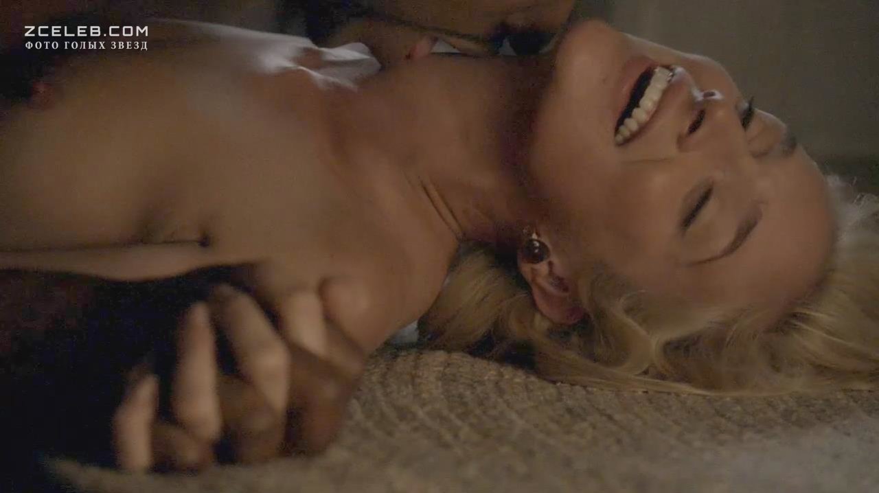 Голая Кэйтлин Фицджералд в сериале "Мастера секса", 2013.