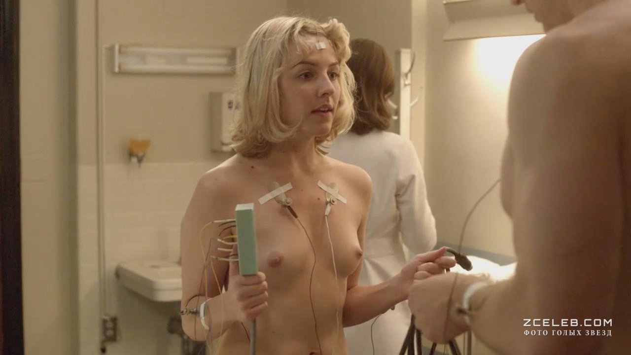 Голая Хелен Йорк в сериале "Мастера секса", 2013.