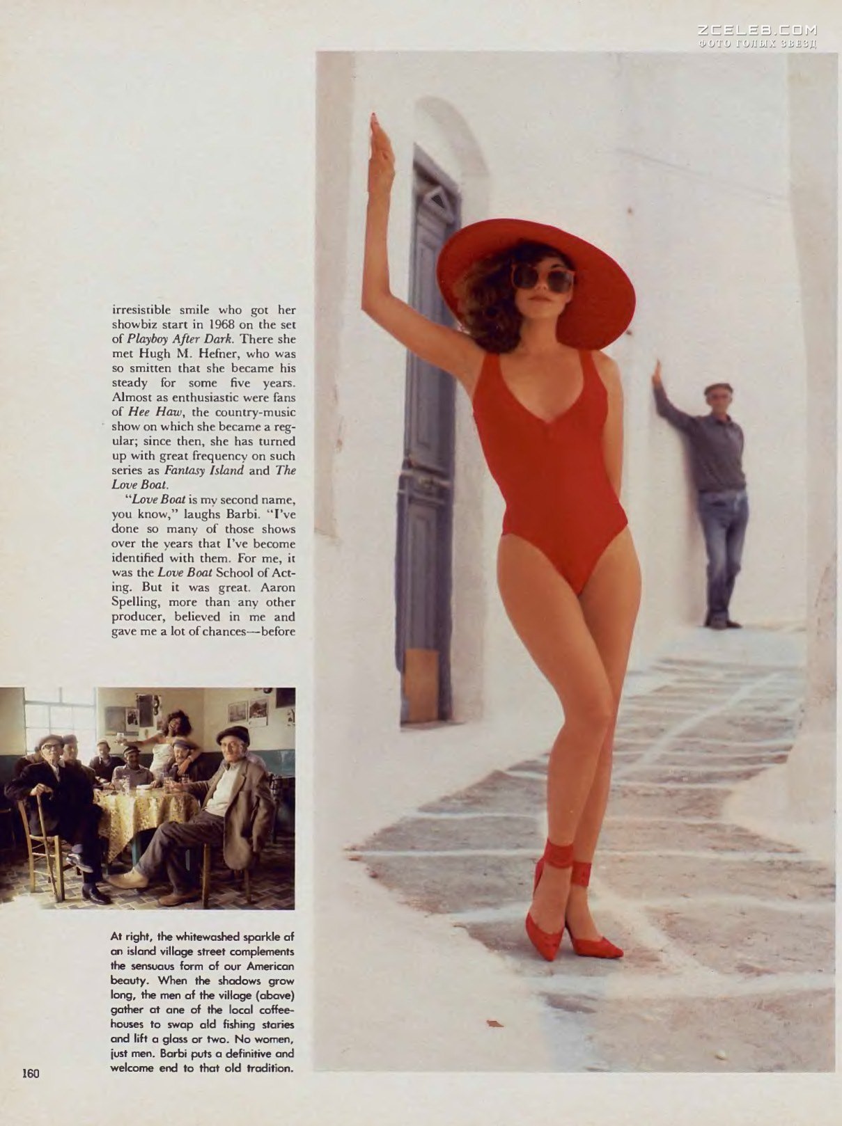 Шаловливая Барби Бентон разделась в журнале Playboy, Декабрь 1985.