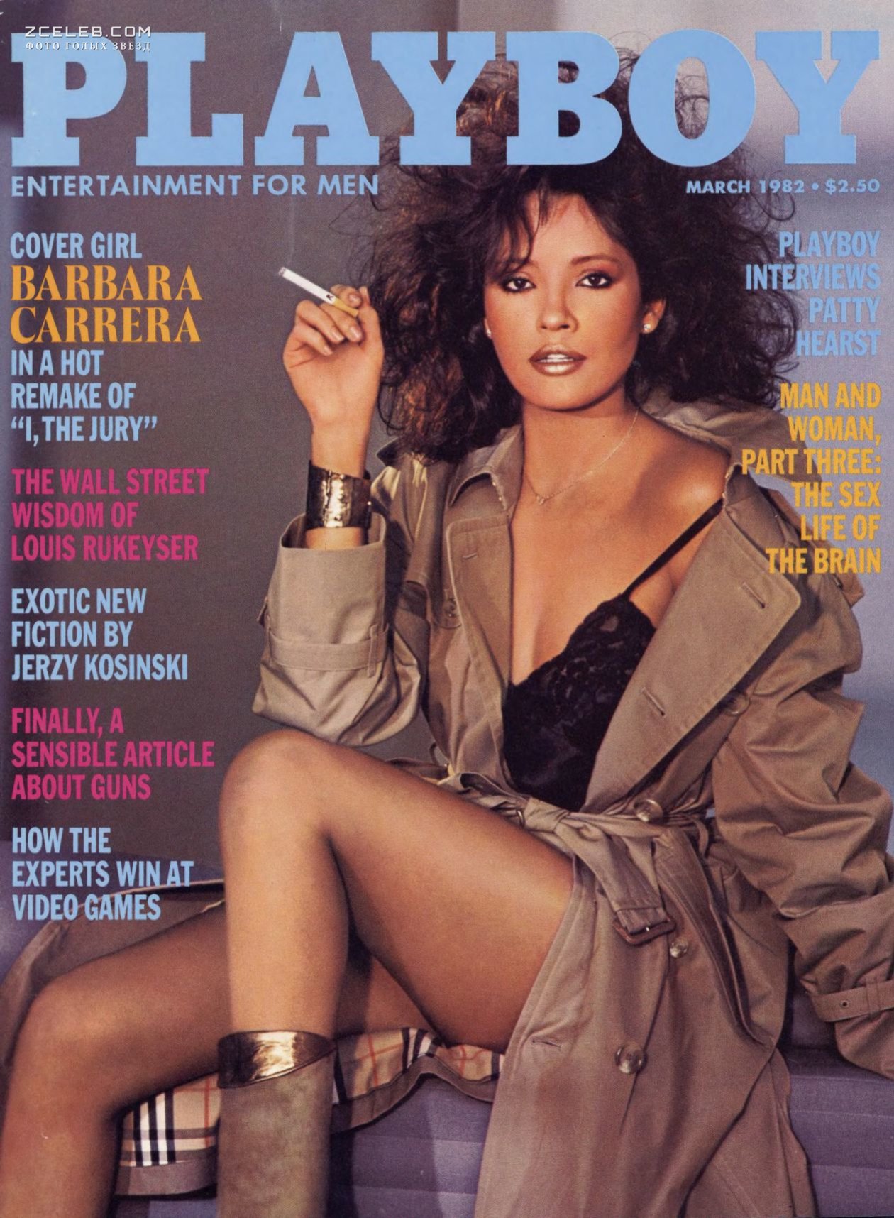 Красотка Барбара Каррера обнажилась в журнале Playboy, Март 1982.