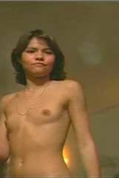 Аккуратная голая грудь Донны Уилкс в фильме «Файр», 1979